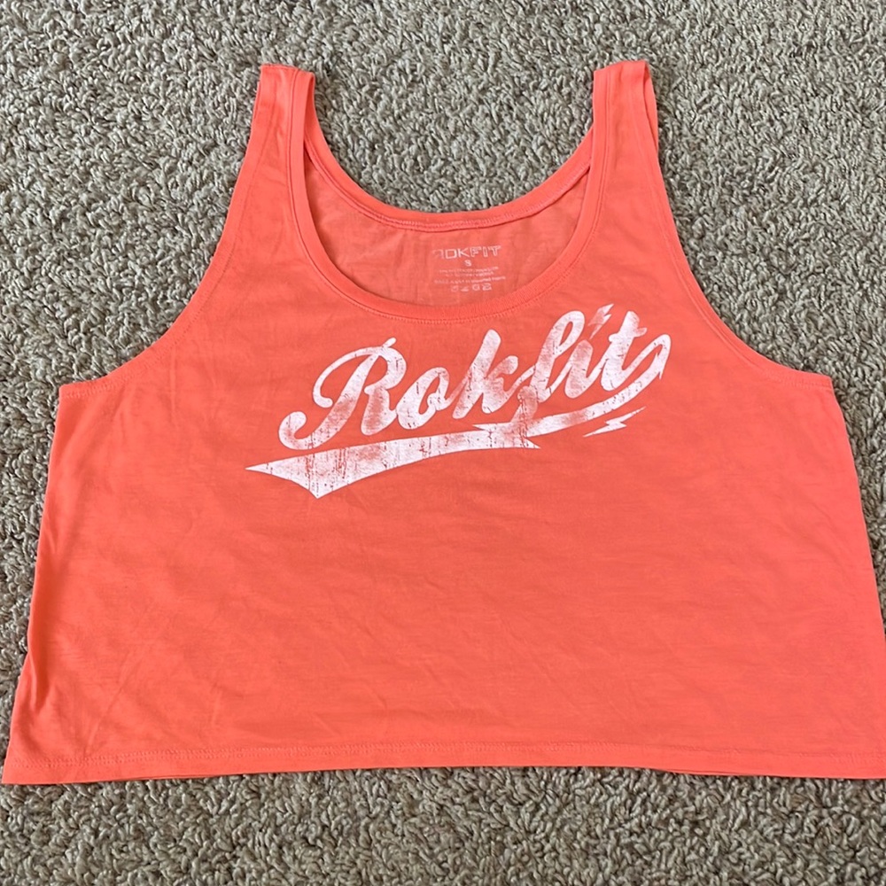 Oversized crop tank